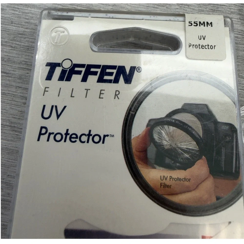 Tiffen Zeikos 55mm Lens Filter Set UV Protector CPL FL-D with Case 4pc Kit